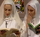 imagen dos monjas descubren un libro erotico prohibido